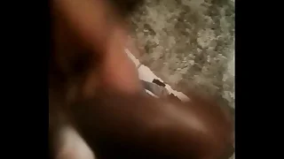 Indian teen jerks off black blarney